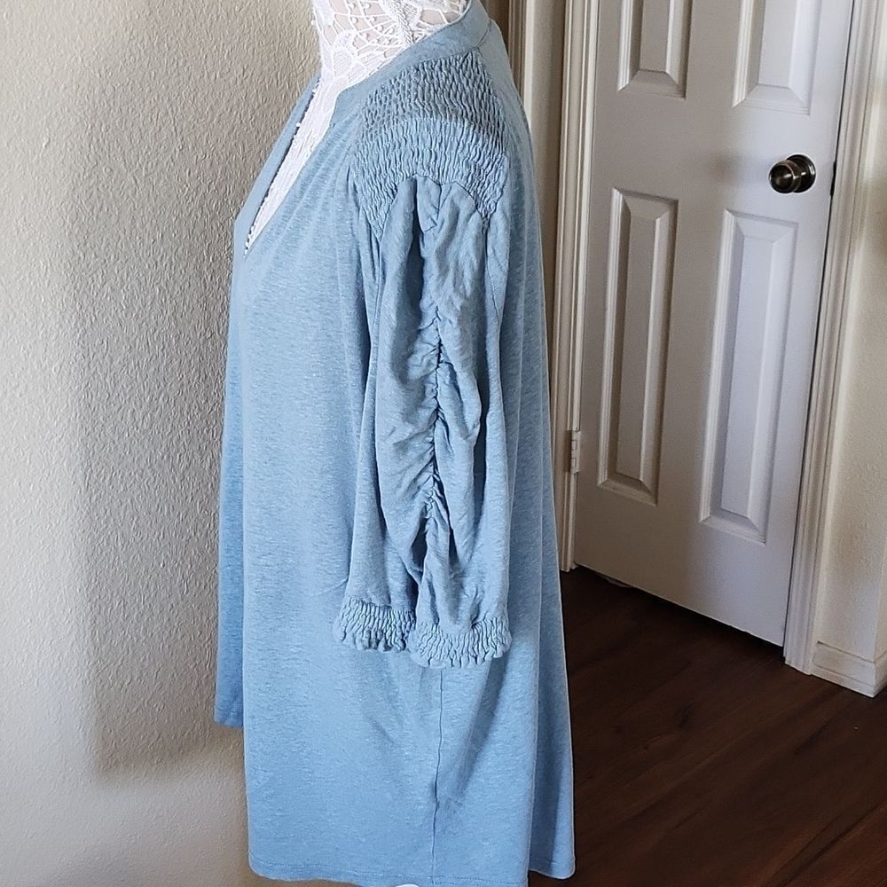 POL Oversized Linen Blend Top - Picture 3 of 8